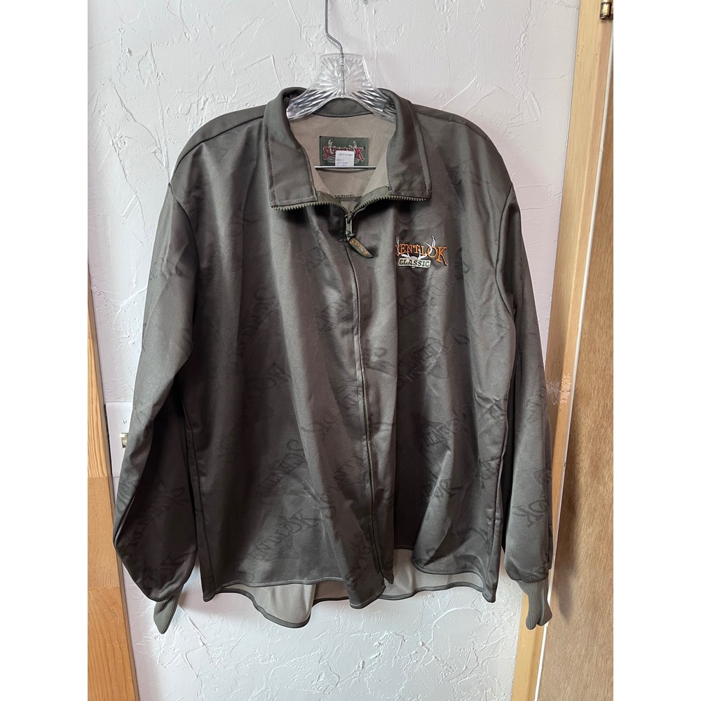 ScentLok Classic Mens Full Zip Hunting Jacket Olive Green Style 1110 Size Large